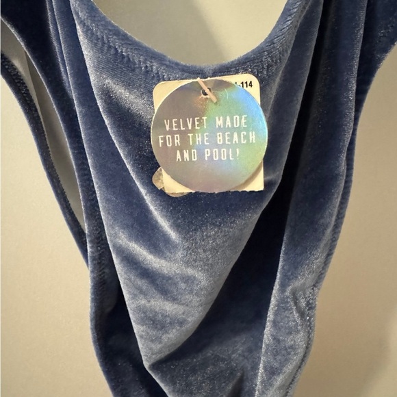 VS PINK One Piece Velvet Swimsuit - Picture 2 of 6